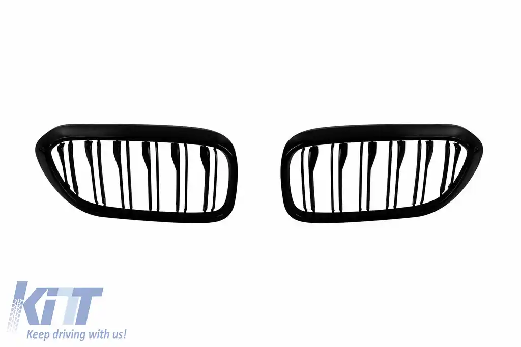 Răcitor tip M5 cu nervuri duble vopsite în negru, potrivit pentru BMW Seria 5 G30 sedan, G31 break, G38 cu ampatament lung 2017-2020