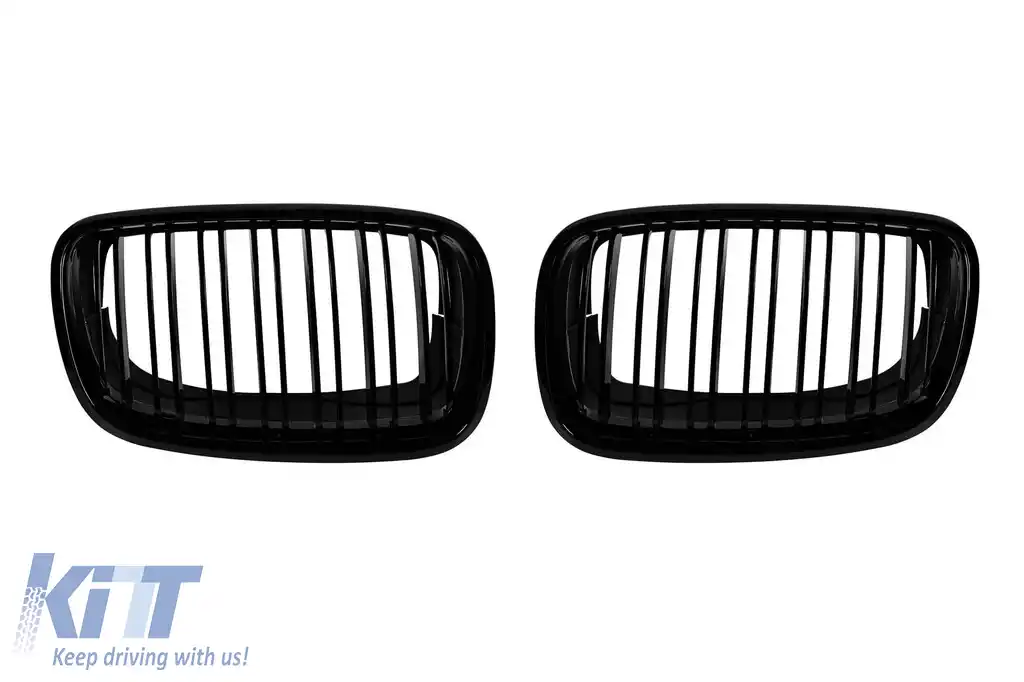 Răcitori cu nervuri duble vopsite în negru, potrivite pentru BMW X5 E70, X6 E71 2007-2013