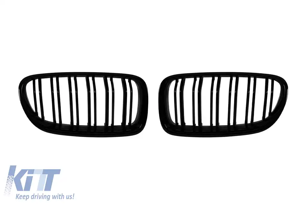 Rădăcini cu dublu nervură tip M5 vopsite în negru, potrivite pentru BMW Seria 5 F10 sedan, F11 break 2010-2017
