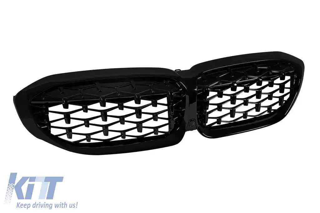 Rădăcini tip diamant lac negru potrivite pentru BMW Seria 3 G20 sedan, G21 break 2019-2022-image-6237000