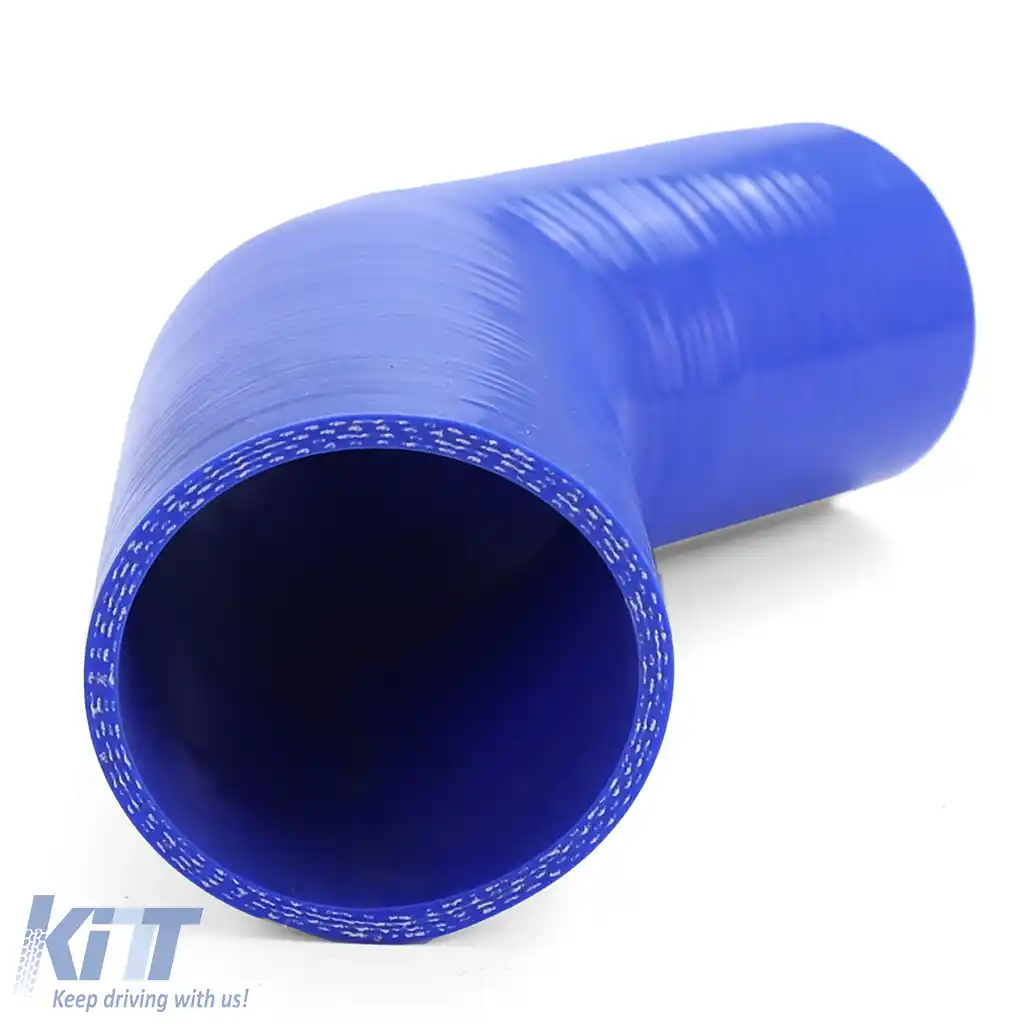 Reducer de cot din silicon pentru performanță 45° Ø 70 la 63mm albastru-image-6195131