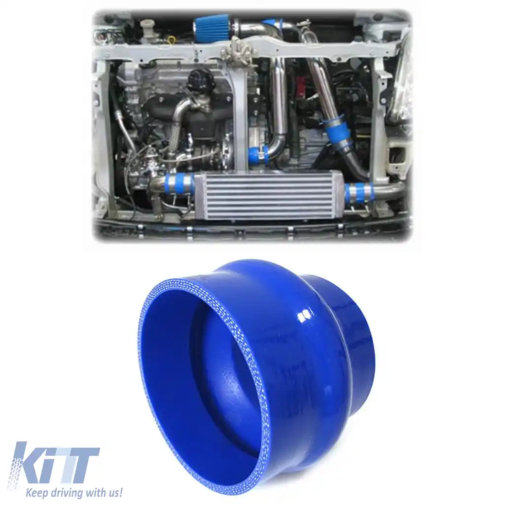 image-63-Reducător din furtun de silicon cu amortizor Ø76 la 89mm