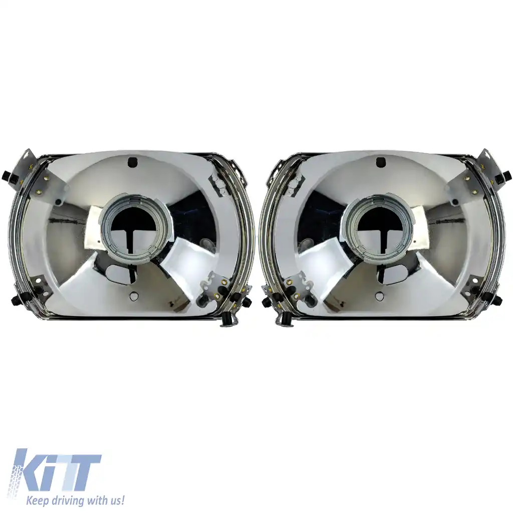 Reflectoare pentru faruri manuale stânga dreapta, potrivite pentru Mercedes R107 SL SLC 71-89-image-6196743