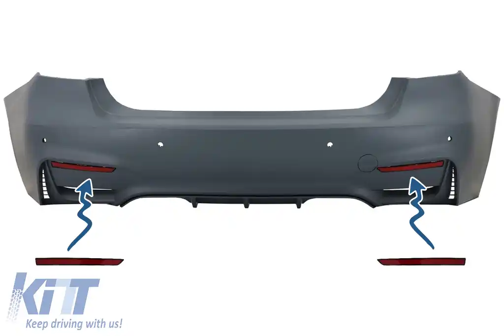 Reflectorizanti Catadioptru compatibil cu BMW Seria 3 F30 (2011-2019) doar Bara Spate M3 Design