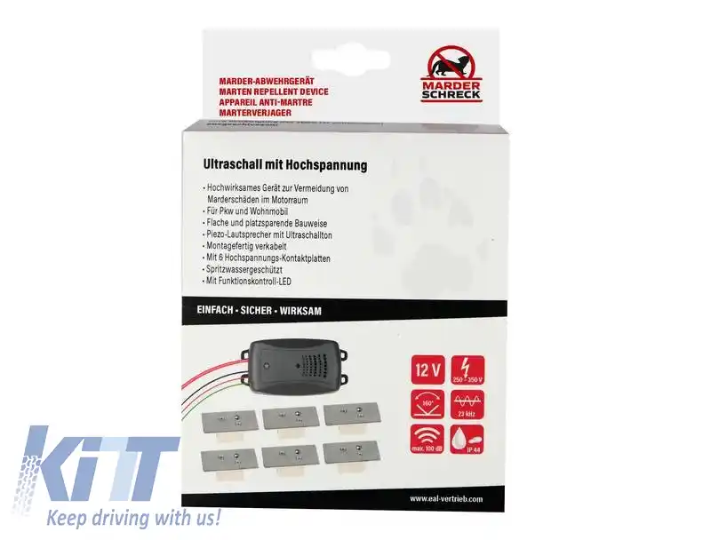 Repelent de Marten UltraSound & Tensiune Înaltă potrivit pentru Mașina EAL16277-image-6328433