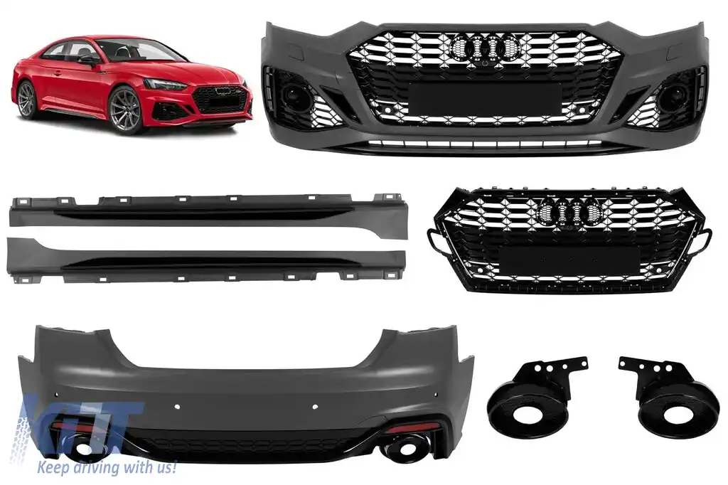 RS Style Body Kit potrivit pentru Audi A5 2020-2023