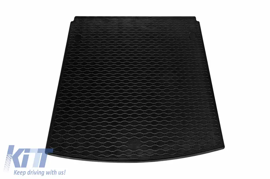 Rubber trunk mat by Rigum for Volkswagen Caddy 5 seats after 2021, Ford Tourneo Connect 5 seats after 2022, black-image-6225812