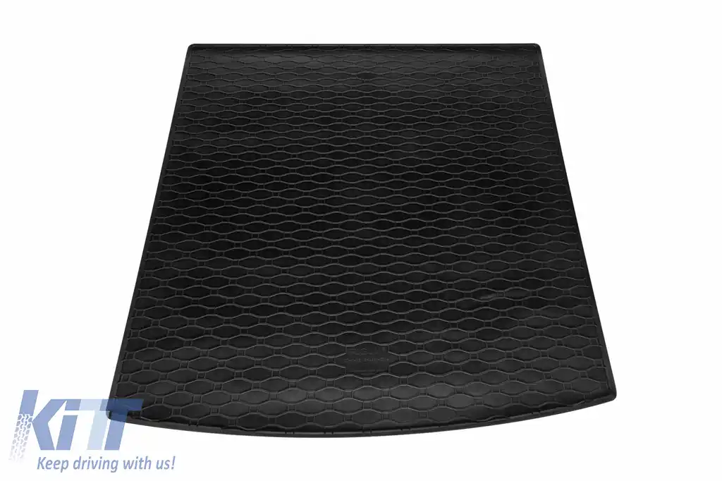 Rubber trunk mat by Rigum for Volkswagen Golf 7 wagon 2012-2019 with the trunk floor in the upper position-image-6225791