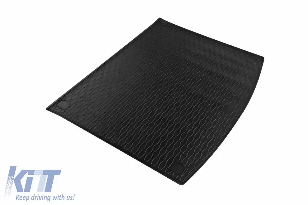 Rubber trunk mat by Rigum for Volkswagen Touareg 2003-2018 for models with dual-zone climate control-image-6225825