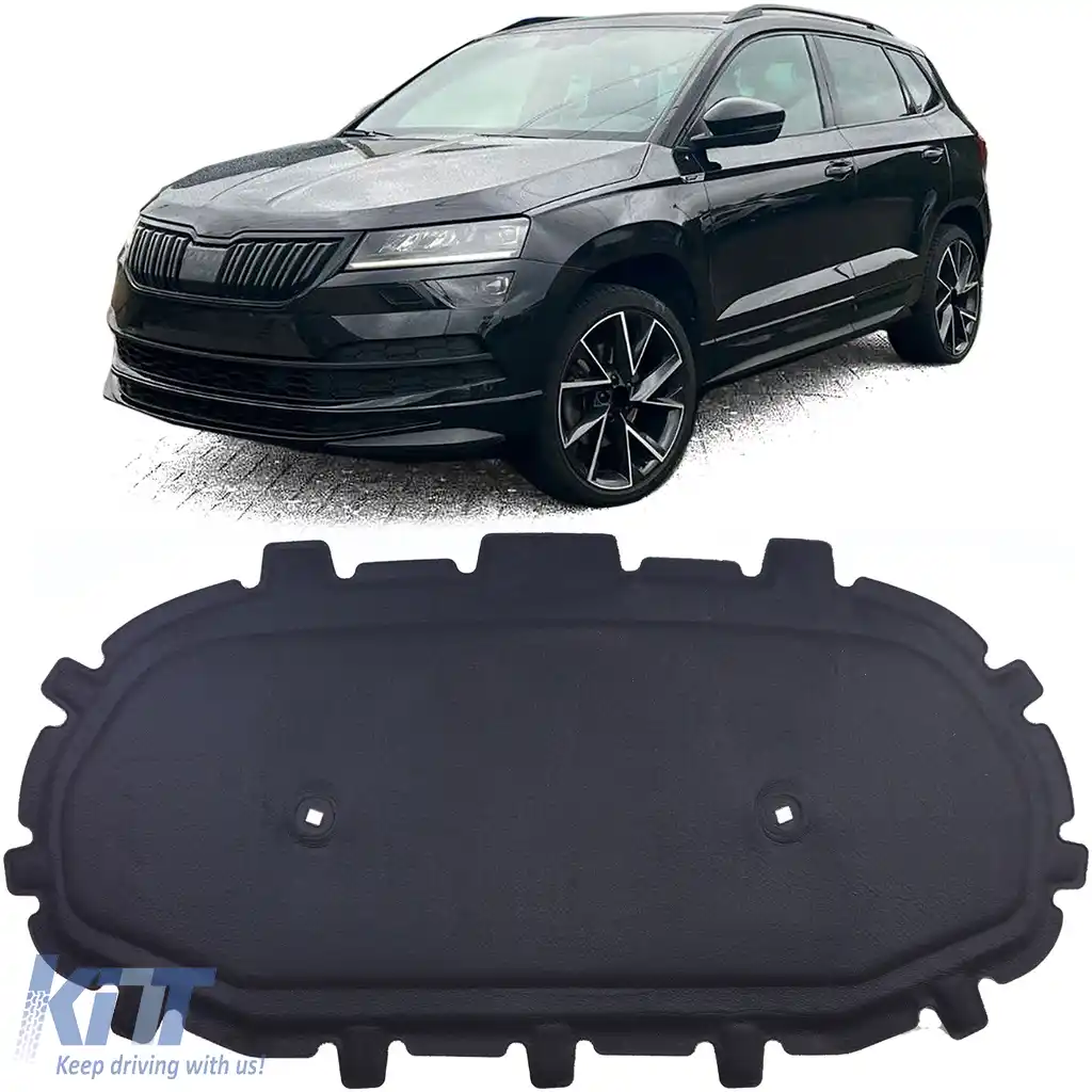 Saltea de izolație pentru capotă cu bandă de aluminiu, potrivită pentru Skoda Karoq din 2017