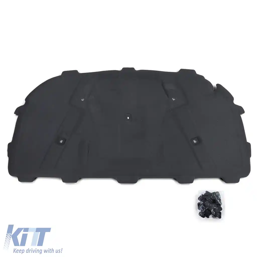 Saltea de izolație pentru capotă cu cleme, potrivită pentru Audi A4 B8 Sedan Avant 07-15