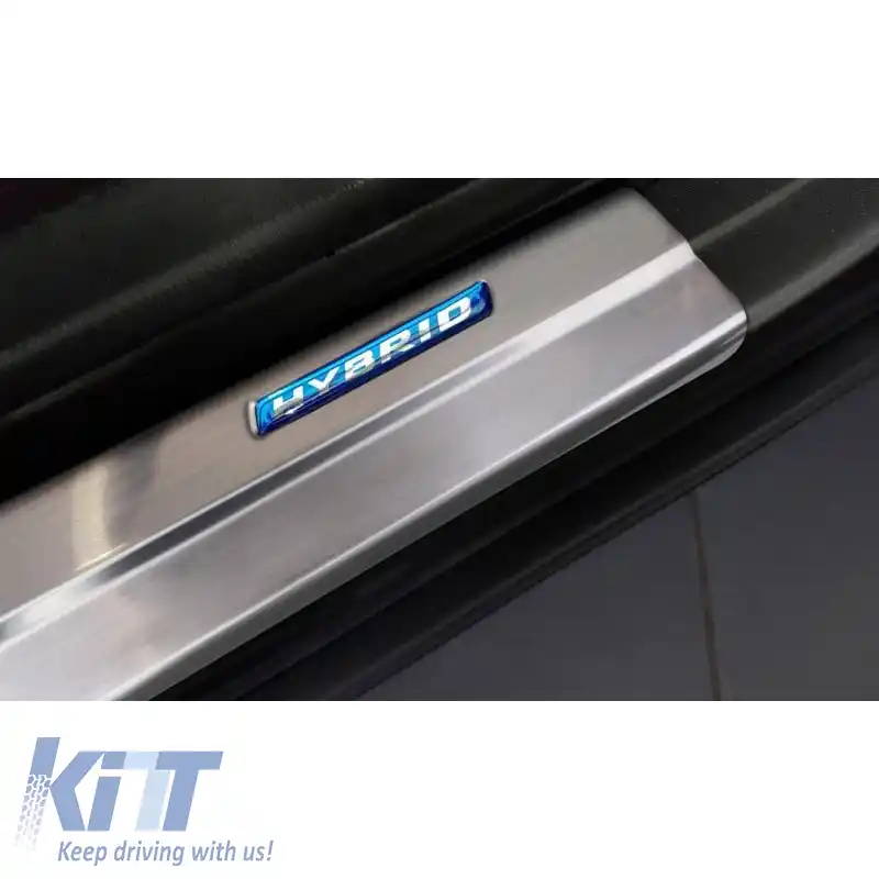 Sârme decorative pentru uși interioare potrivite pentru Toyota Rav4 16-18 / Toyota C-HR 2016+ Hybrid Crom 4 buc.-image-6305418