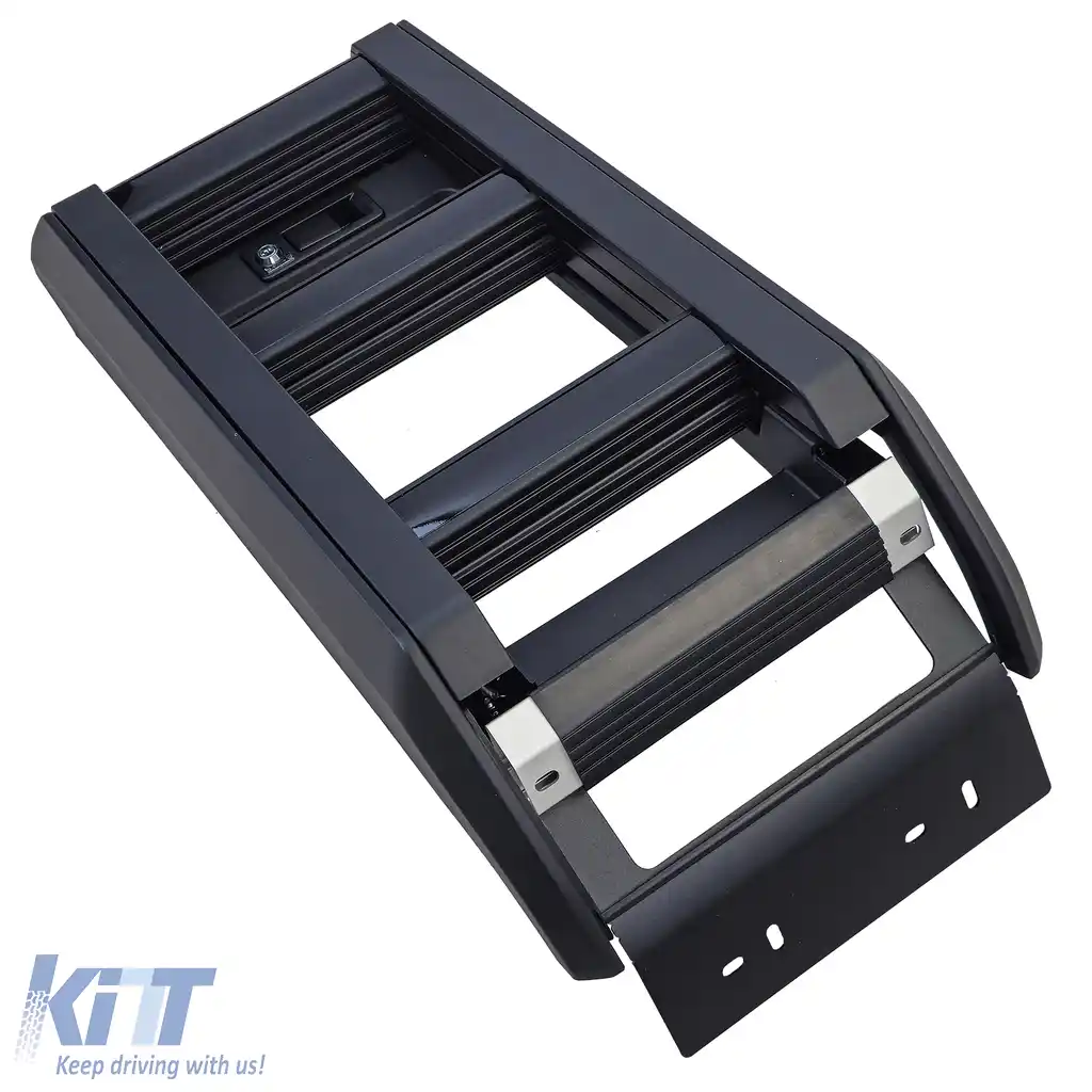 Scară de acoperiș, scară laterală, lucioasă neagră, potrivită pentru Land Rover Defender 90 110 din 19-image-6206850
