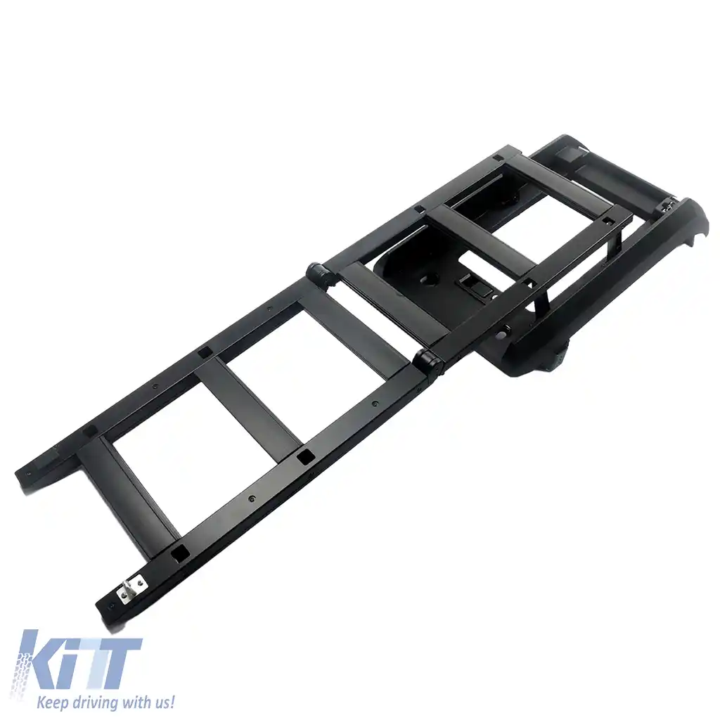 Scară de acoperiș, scară laterală, lucioasă neagră, potrivită pentru Land Rover Defender 90 110 din 19-image-6206852