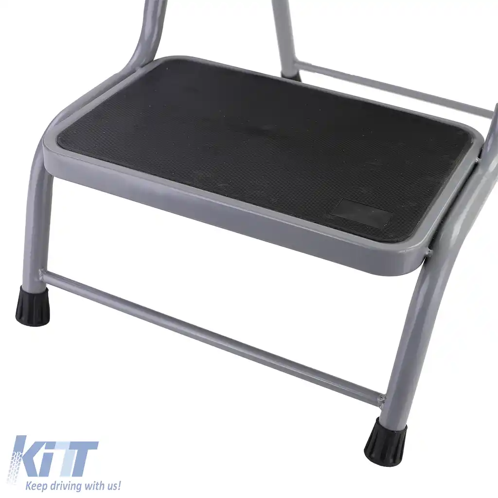 Scară dublă pentru caravană, platformă cu 2 trepte, încărcabilă până la 150kg-image-6204226