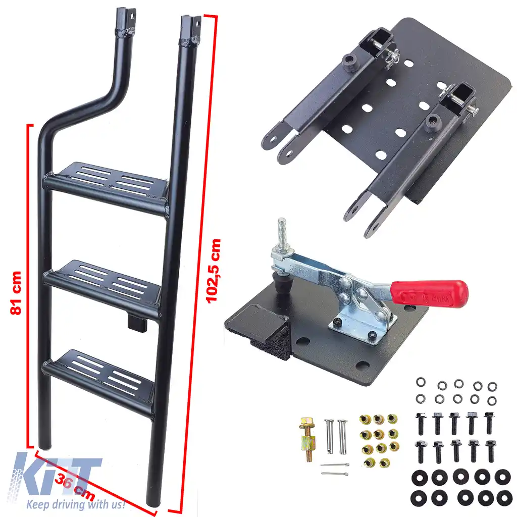Scara pliantă pentru hayon se potrivește pentru Ford F150 2014-2020-image-6210267