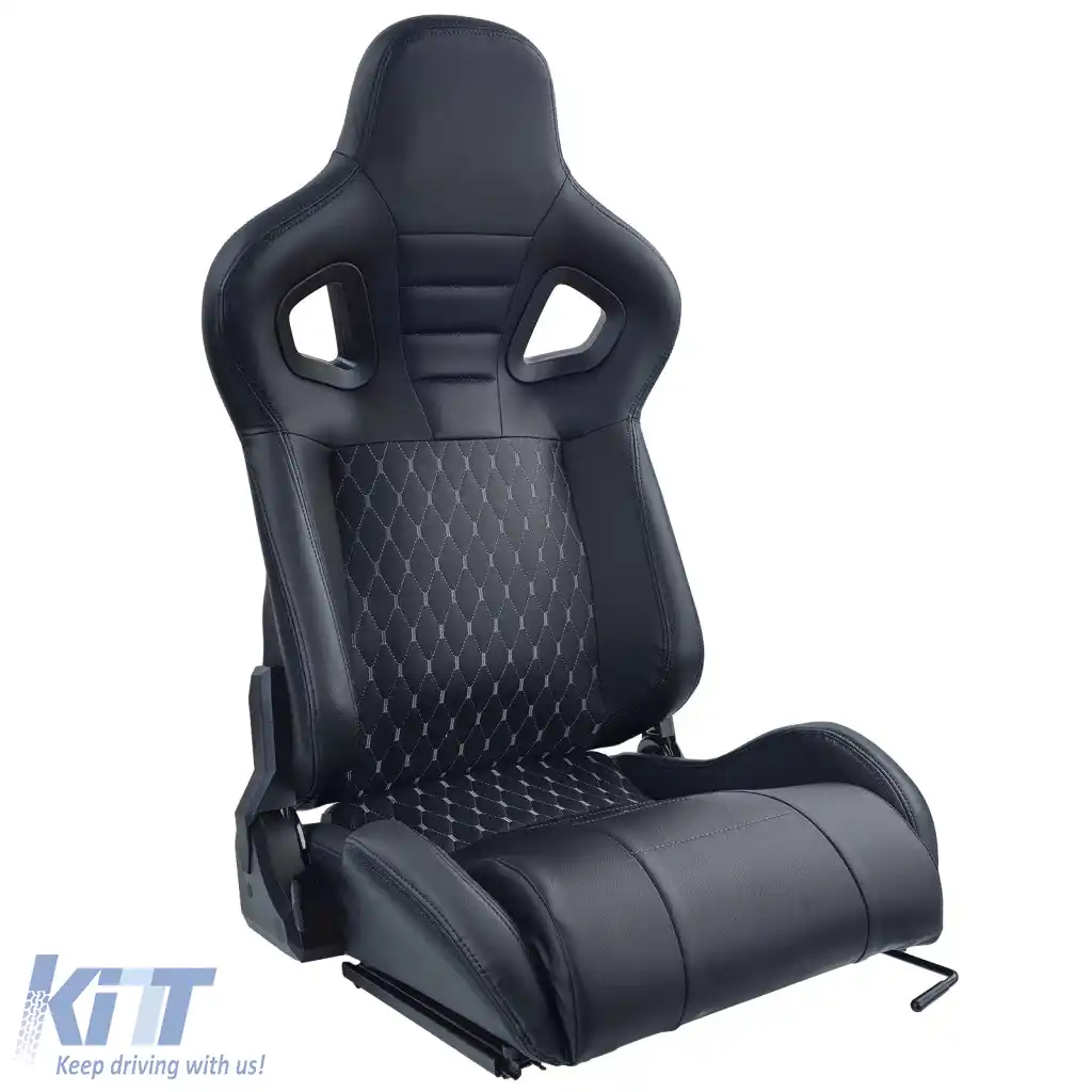 Scaun sport Route Black Sim Rig Racing Scaun de simulare pentru jocuri cu slider-image-6327117