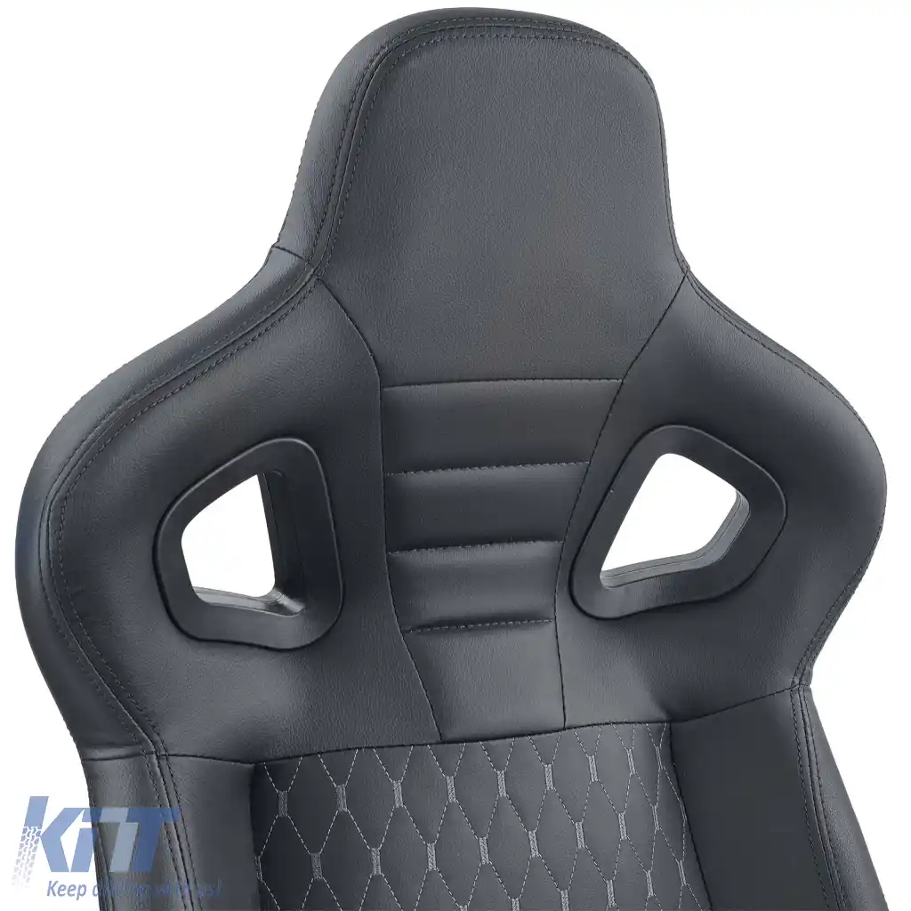 Scaun sport Route Black Sim Rig Racing Scaun de simulare pentru jocuri cu slider-image-6327120