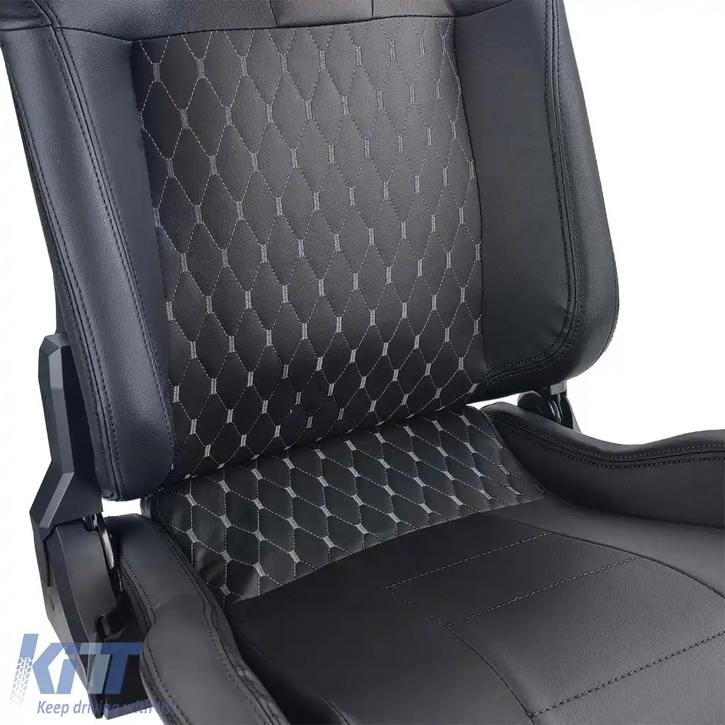 Scaun sport Route Black Sim Rig Racing Scaun de simulare pentru jocuri cu slider-image-6327121