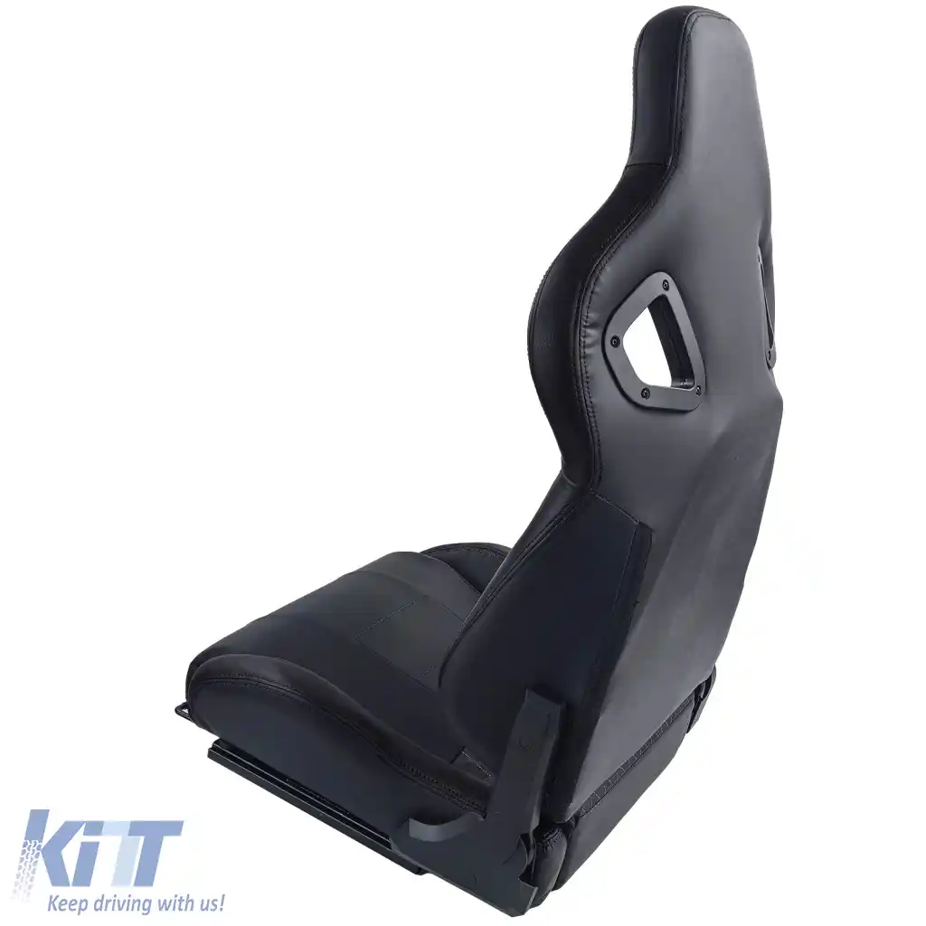 Scaun sport Route Black Sim Rig Racing Scaun de simulare pentru jocuri cu slider-image-6327124