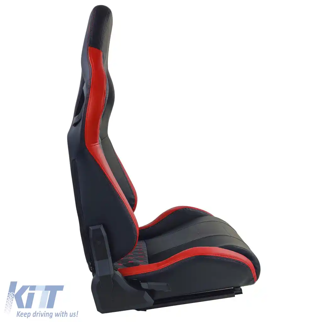 Scaun sport Route Negru Roșu Sim Rig Racing Simulator de Curse Scaun de Gaming-image-6327129