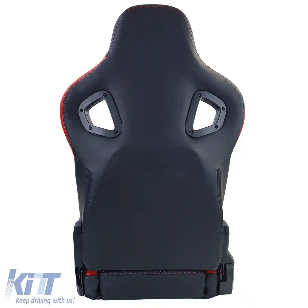 Scaun sport Route Negru Roșu Sim Rig Racing Simulator de Curse Scaun de Gaming-image-6327135