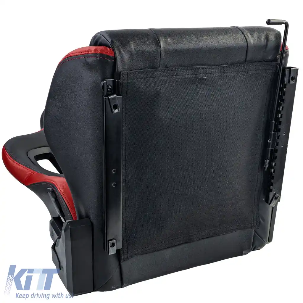 Scaun sport Route Negru Roșu Sim Rig Racing Simulator de Curse Scaun de Gaming-image-6327136