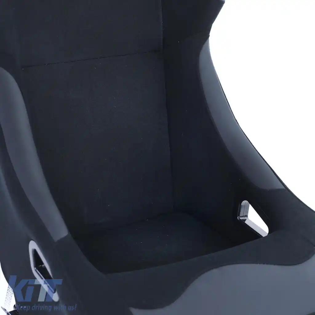 Scaun sport scaun cu spătar complet Race 1 material negru cu șine de glisare-image-6278731