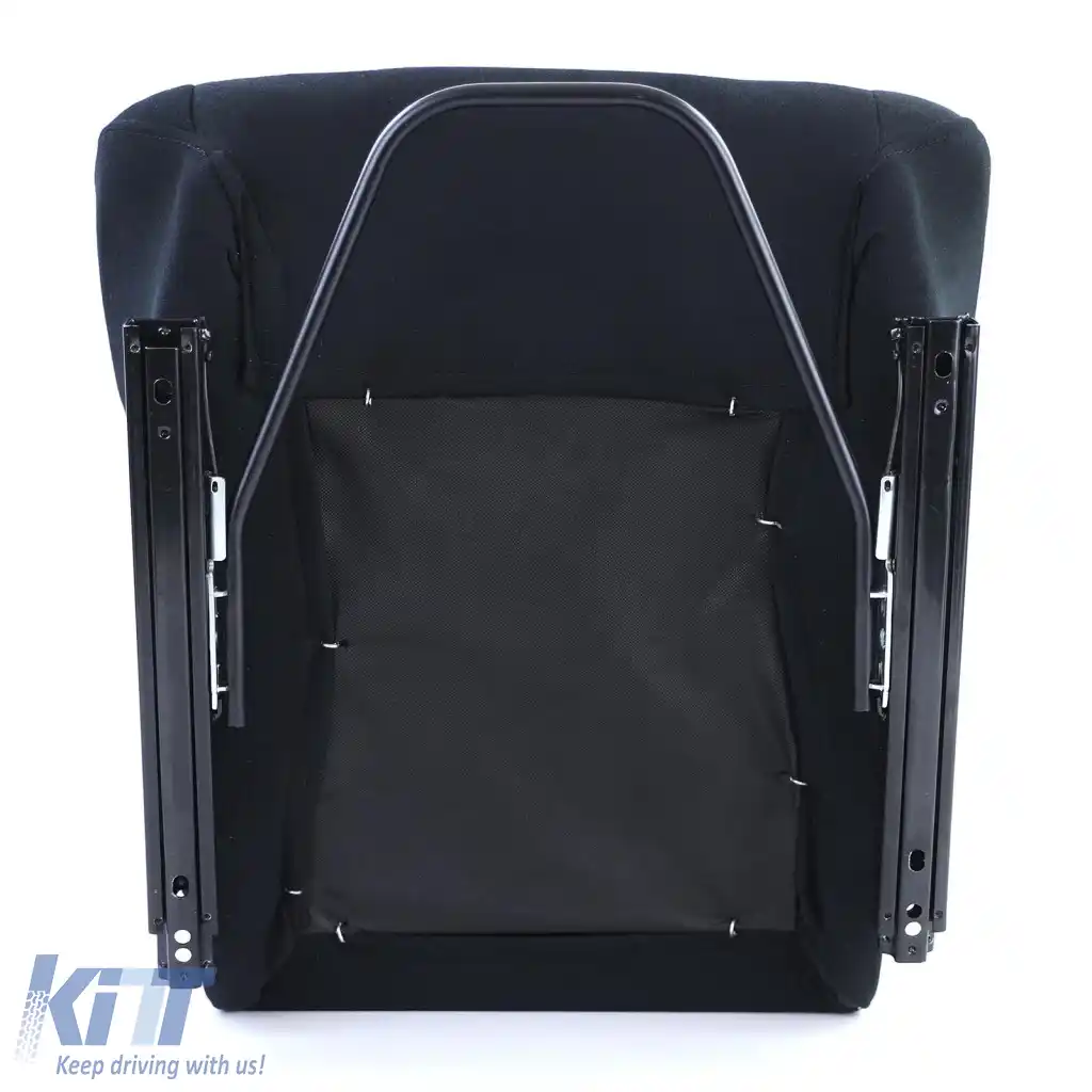 Scaun sport scaun cu spătar complet Race 1 material negru cu șine de glisare-image-6278732
