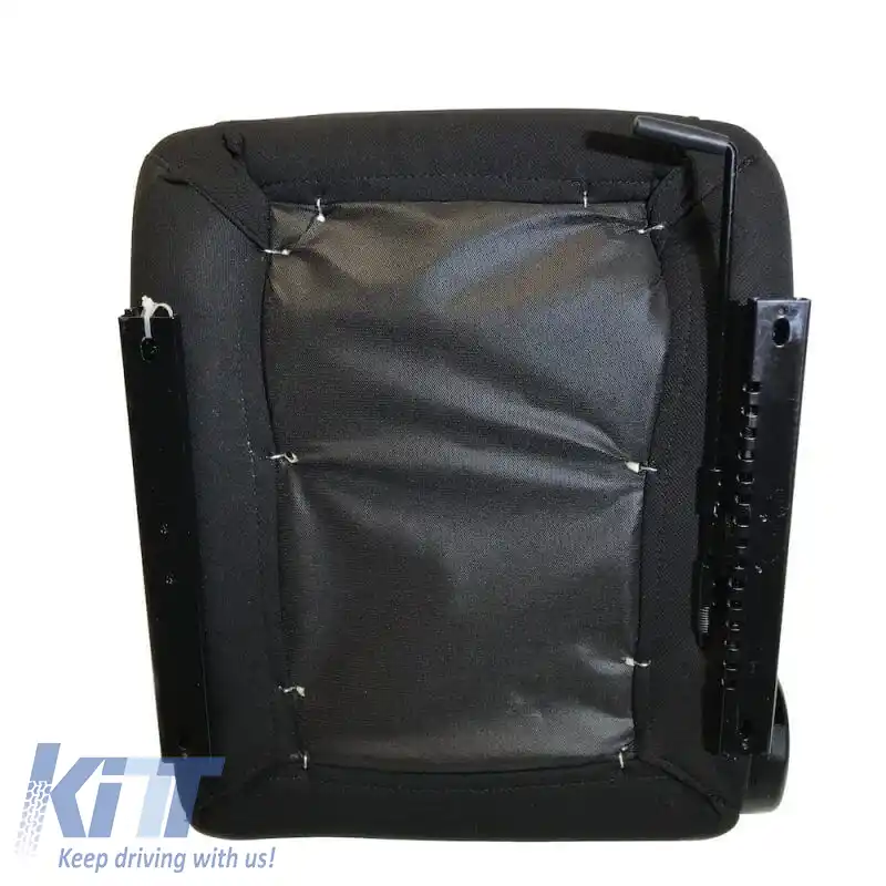 Scaune tip bucket Poseidon din țesătură, complet negre, pereche 2 buc.-image-6293689