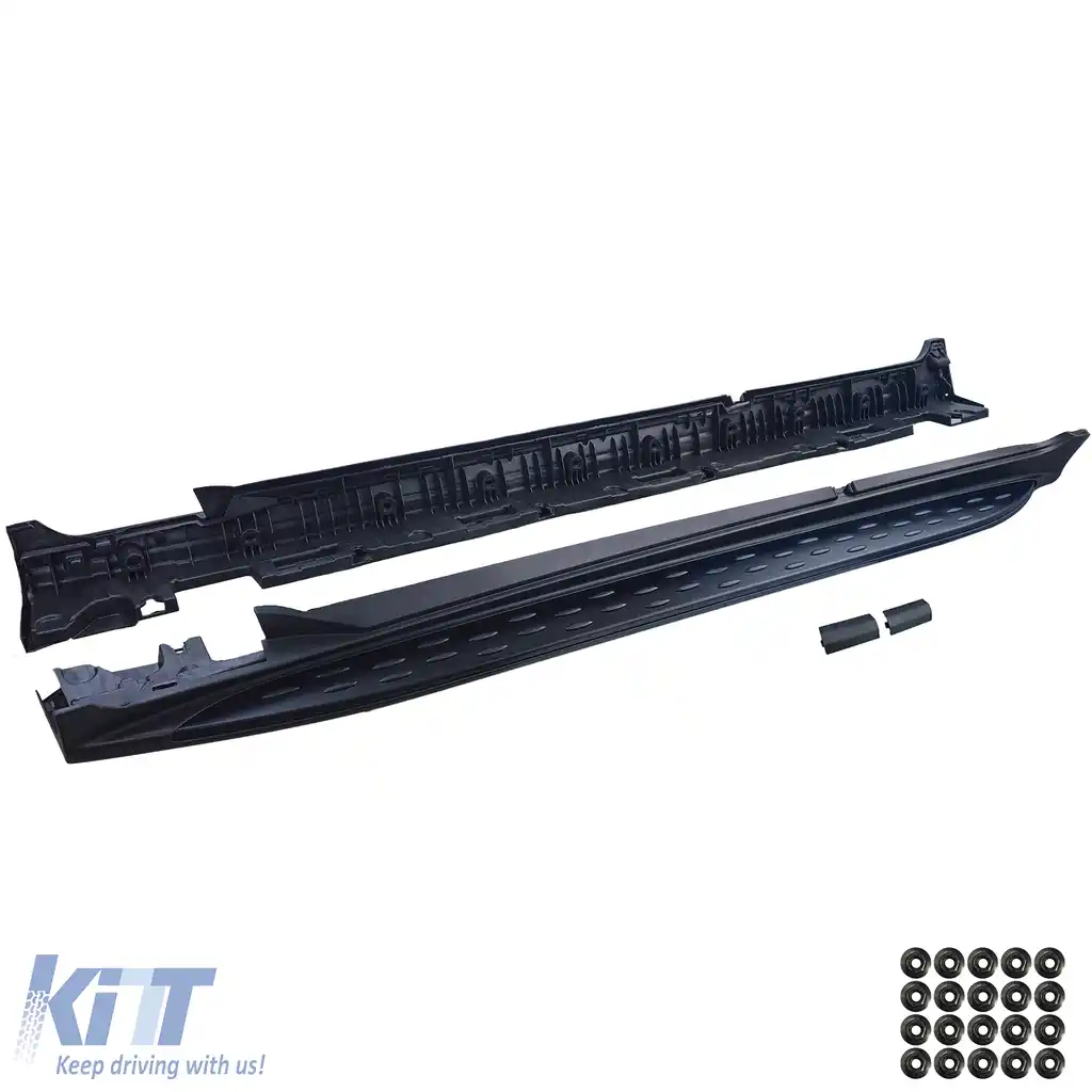 Scări de acces din aluminiu OE Style Black Edition cu ABE !! potrivite pentru Mercedes GLC X253 15-22-image-6211102