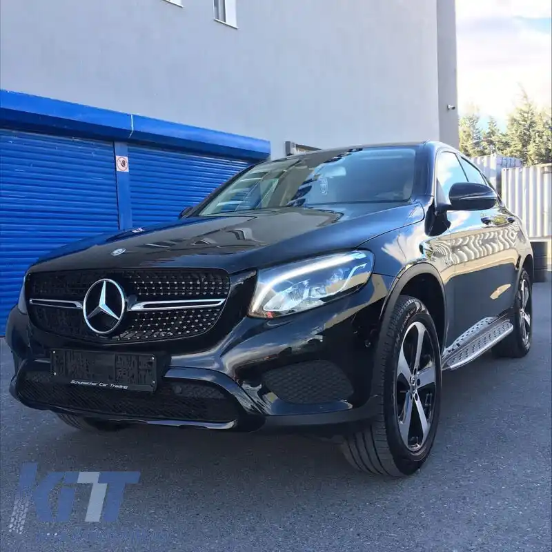 Scări laterale potrivite pentru Mercedes-Benz GLC-Class (X253/C253) 15+ 2 buc.-image-6297414