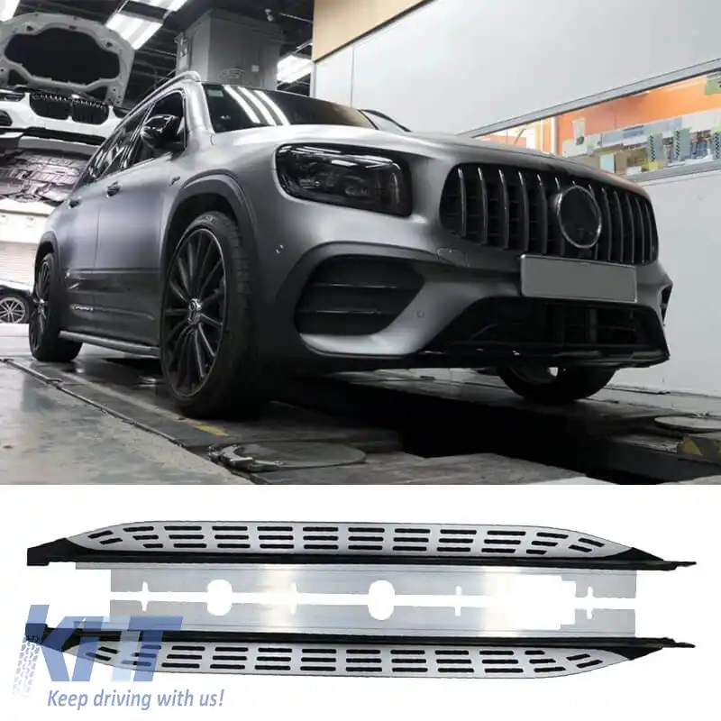 Scări laterale potrivite pentru Mercedes-Benz GLB-Class (X247) 19+ 2 buc.-image-6311824