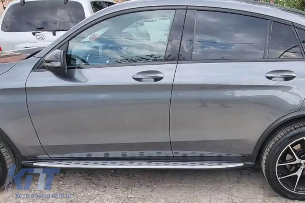 Scări laterale potrivite pentru Mercedes GLC SUV X253, GLC Coupe C253 2015-2022-image-6264487