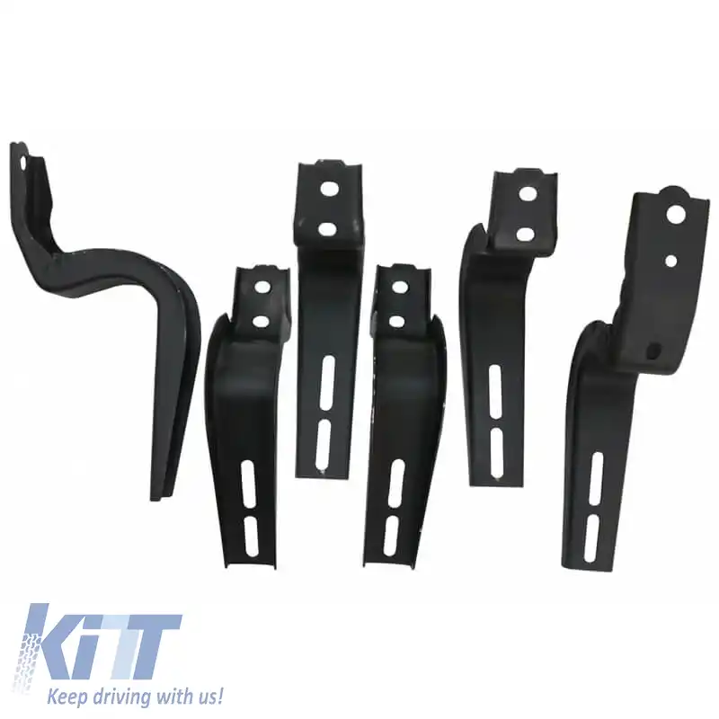 Scări laterale potrivite pentru Toyota Land Cruiser Prado FJ150 2010+ Negru 2 buc.-image-6311477