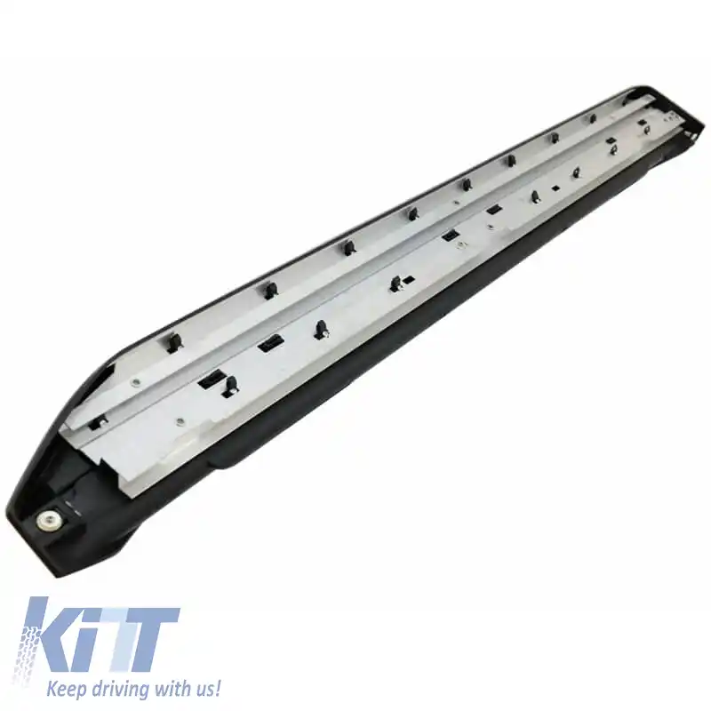 Scări laterale potrivite pentru Toyota Land Cruiser Prado FJ150 2010+ Negre 2 buc.-image-6312337