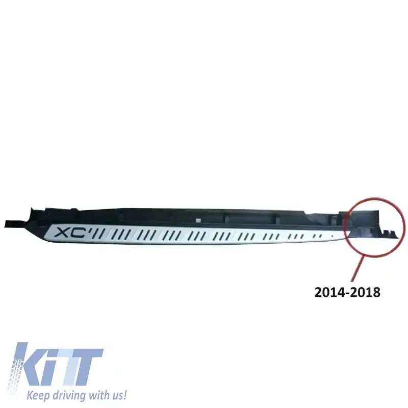 Scări laterale potrivite pentru Volvo XC60 2014-2017 2 buc.-image-6315961