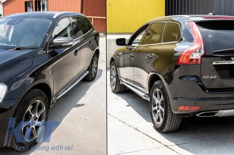 Scări laterale potrivite pentru Volvo XC60 2008-2014 2 buc.-image-6315970