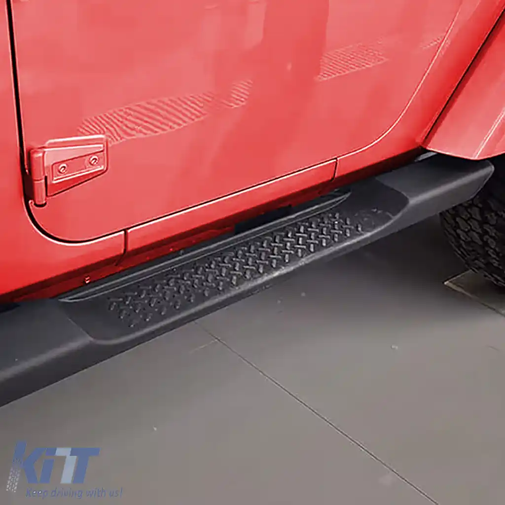 Scări laterale protecții rocker stil OE potrivite pentru Jeep Wrangler JK 07-18 2-Uși-image-6208798