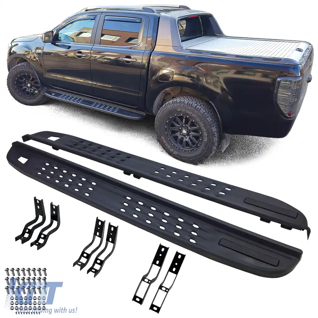 Scărițe perforate negre potrivite pentru Ford Ranger T6 T7 T8 T9 inclusiv Raptor