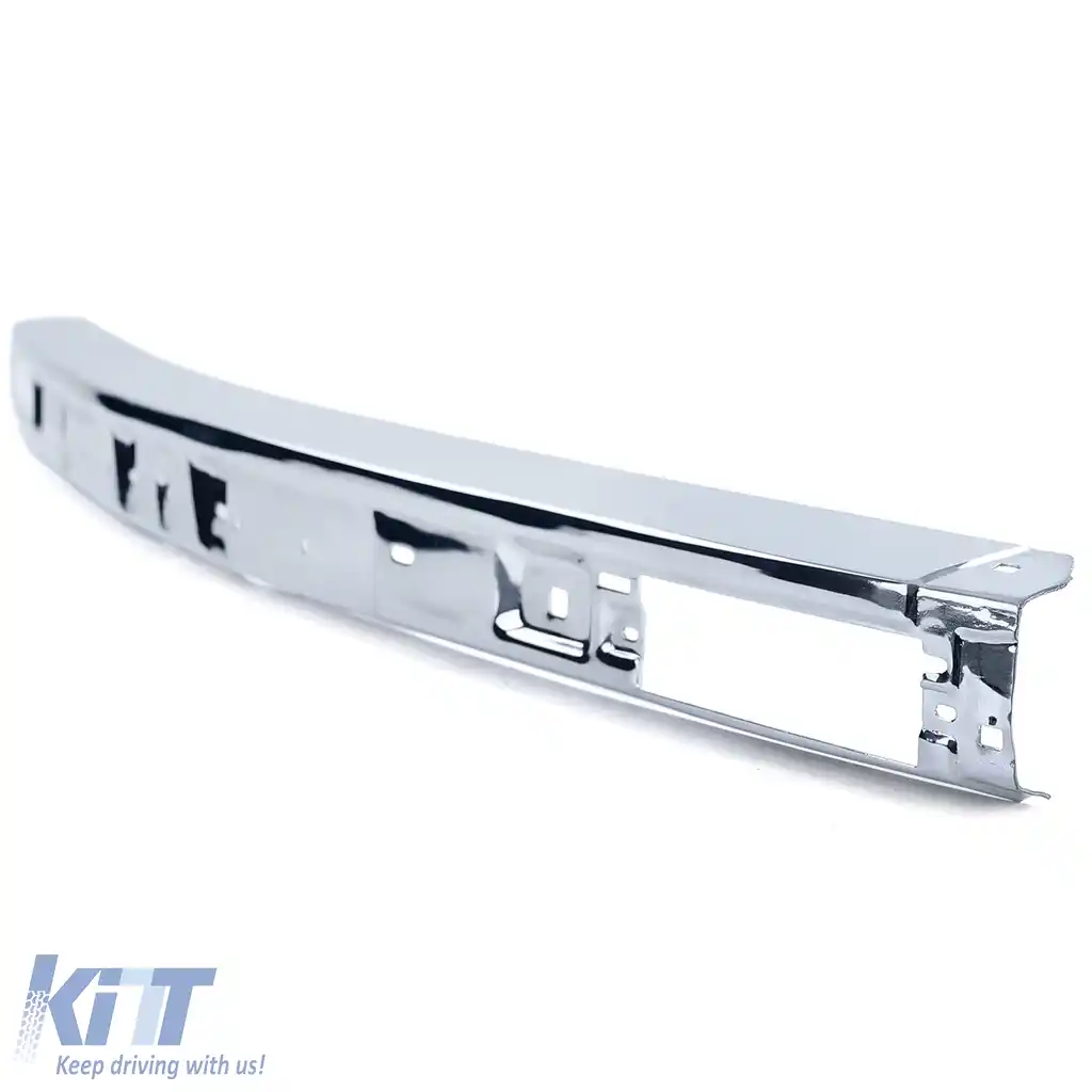 Secțiune centrală cromată a barei de protecție față, potrivită pentru BMW Seria 3 E30 82-87-image-6193621