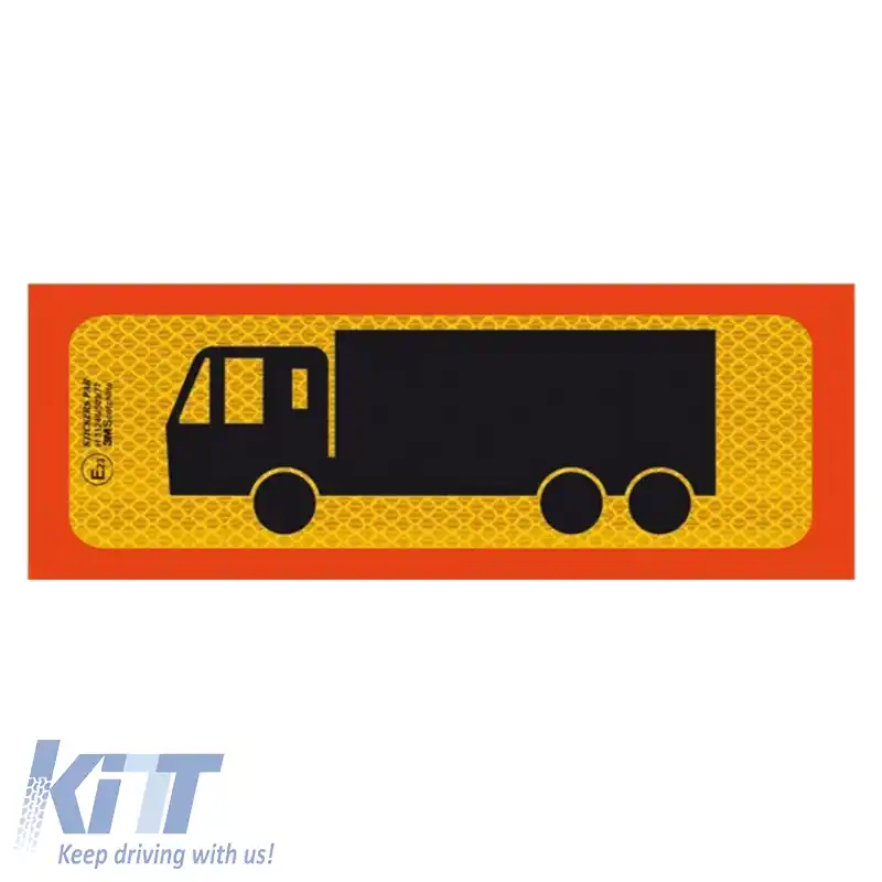 image-73-Semn Reflectorizant din Aluminiu Camion Triaxic 50 x 20cm P.3M.212 1 Bucată