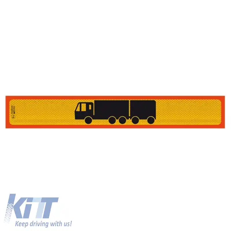 image-59-Semn Reflectorizant din Aluminiu pentru Camion Glisant 125 x 20cm P.3M.104 (Giant) 1 Bucată