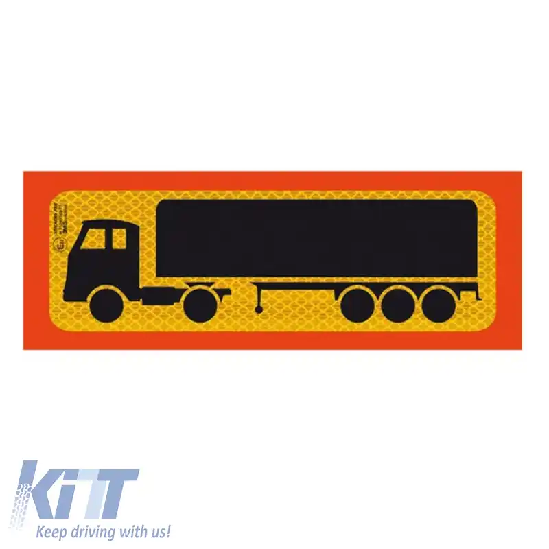 image-69-Semn Reflectorizant din Aluminiu pentru Camion, Dimensiuni 50 x 20cm P.3M.214, 1 Bucată