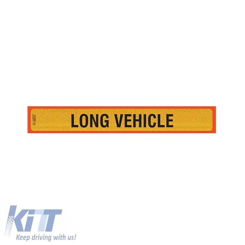 image-62-Semn Reflectorizant din Aluminiu Vehicul Lung 125 x 20cm P.3M.102 1 Bucată