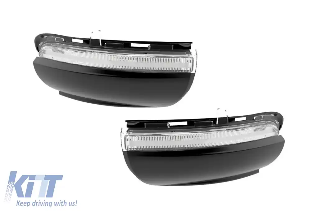 Semnale de întoarcere dinamice LED cromate Osram, potrivite pentru oglinzi pe VW Golf 6 2008-2013, Touran 2010-2015-image-6238309