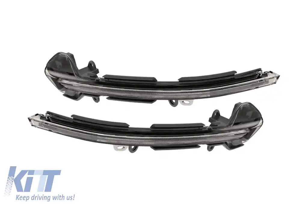 Semnale de întoarcere dinamice LED fumurii, potrivite pentru oglinzi pe Seat Leon 2012-2020, Arona, Ibiza după 2017-image-6238294