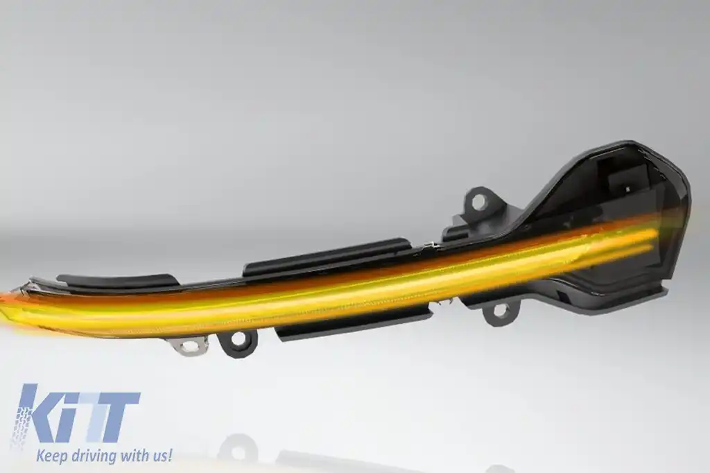 Semnale de întoarcere dinamice LED fumurii, potrivite pentru oglinzi pe Seat Leon 2012-2020, Arona, Ibiza după 2017-image-6238296