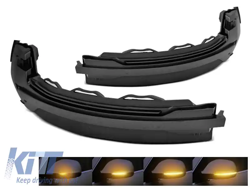 Semnale de întoarcere LED potrivite pentru oglinzile laterale ale Audi A3 8V 2013-2018