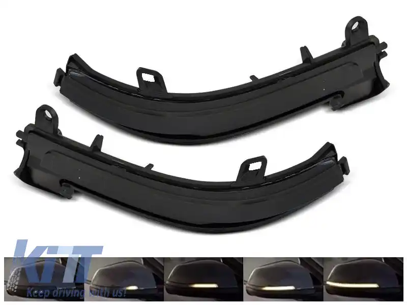 Semnale de întoarcere LED potrivite pentru oglinzile laterale ale BMW Seria 1 F20/F21 2011-2018, Seria 2 F22/F23 după 2013, Seria 3 F30/F31 2011-2018, Seria 4 F32/F33/F36 2013-2018, X1 E84 2012-2014